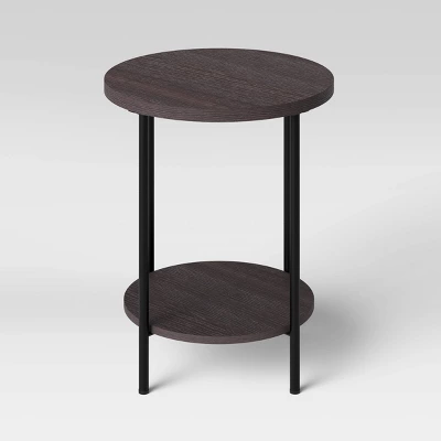 Wood And Metal Round End Table - Room Essentials⢠- Image 2