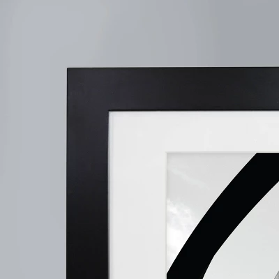 11" X 14" Matted To 8" X 10" Wide Gallery Frame Black - Room Essentials⢠- Image 2