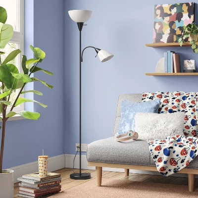 Torchiere With Task Light Floor Lamp - Room Essentials⢠- Image 2