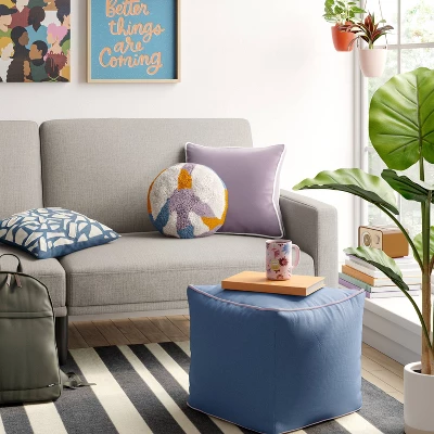 Oversize Velvet Square Throw Pillow - Room Essentialsā¢