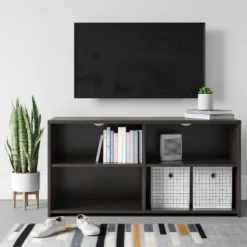 Storage TV Stand For TVs Up To 43" Black - Room Essentialsā¢