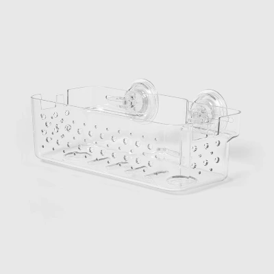 Suction Medium Basket Clear - Room Essentials⢠- Image 2