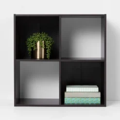 4 Cube Decorative Bookshelf - Room Essentials™