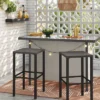 2pk Store & Serve Bar Stools - Black - Room Essentials™