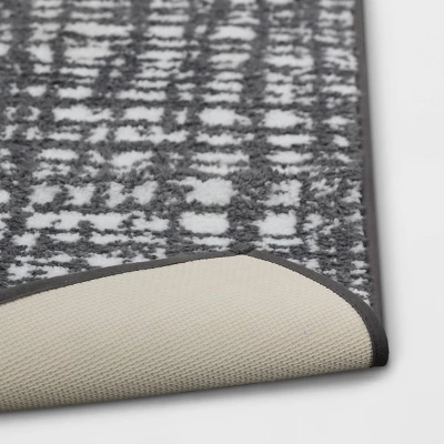 20"x30" Cross Hatch Tufted Bath Rug Gray - Room Essentials⢠- Image 2