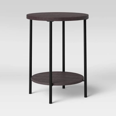 Wood And Metal Round End Table - Room Essentials⢠- Image 5