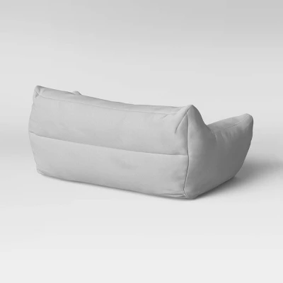 Bean Bag Loveseat Gray - Room Essentials⢠- Image 3