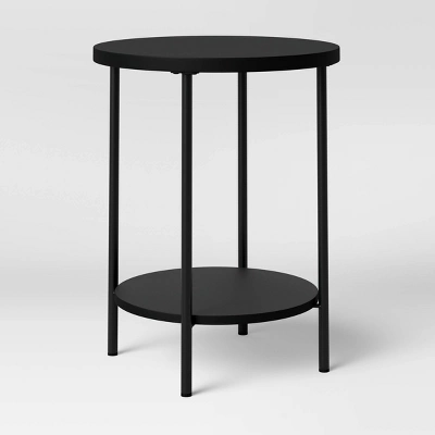 Wood And Metal Round End Table - Room Essentials⢠- Image 4