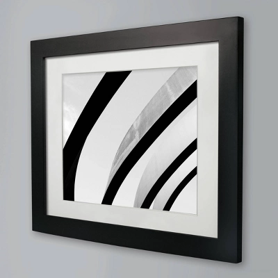 14" X 18" Matted To 11" X 14" Wide Gallery Frame Black - Room Essentialsā¢