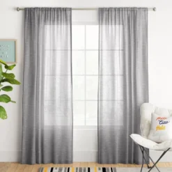 2pk Light Filtering Window Curtain Panels - Room Essentialsā¢