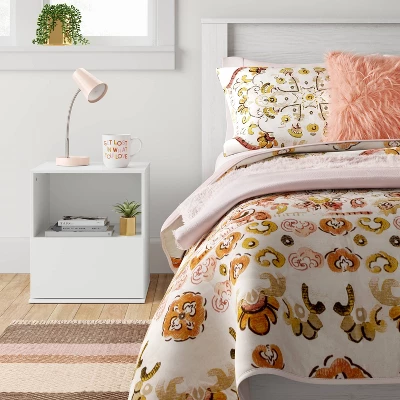 1 Drawer Modular Nightstand White - Room Essentialsā¢